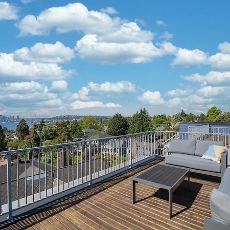 Rooftop Patio With Waterview, Private Garden & Grill 3Br 3Ba- Modern Cityscape Seattle Luaran gambar