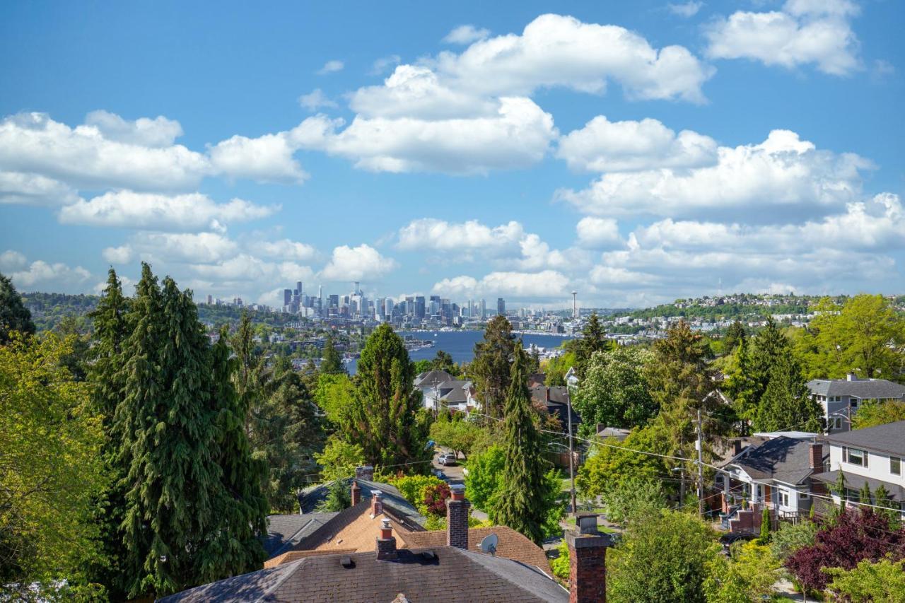 Rooftop Patio With Waterview, Private Garden & Grill 3Br 3Ba- Modern Cityscape Seattle Luaran gambar