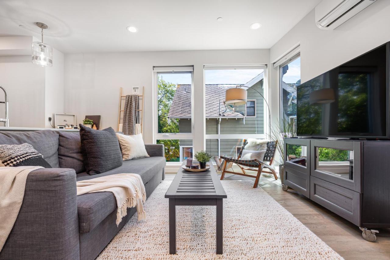 Rooftop Patio With Waterview, Private Garden & Grill 3Br 3Ba- Modern Cityscape Seattle Luaran gambar