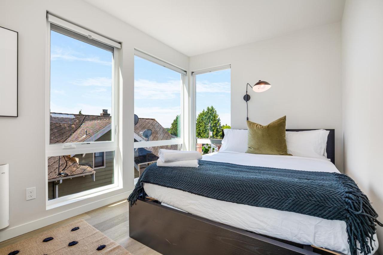 Rooftop Patio With Waterview, Private Garden & Grill 3Br 3Ba- Modern Cityscape Seattle Luaran gambar