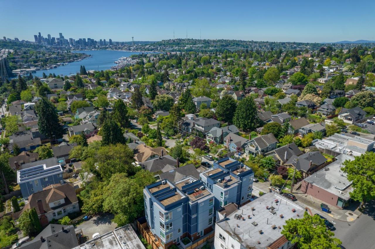 Rooftop Patio With Waterview, Private Garden & Grill 3Br 3Ba- Modern Cityscape Seattle Luaran gambar