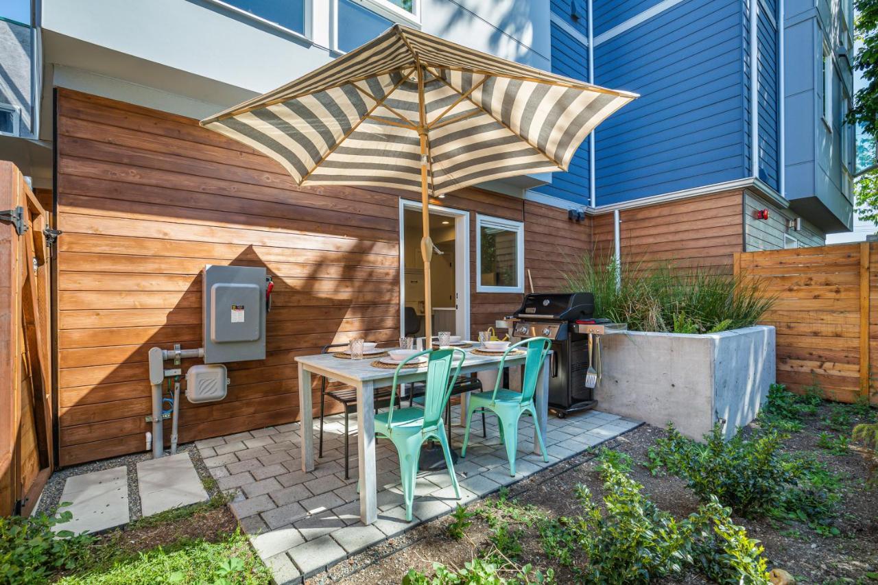 Rooftop Patio With Waterview, Private Garden & Grill 3Br 3Ba- Modern Cityscape Seattle Luaran gambar