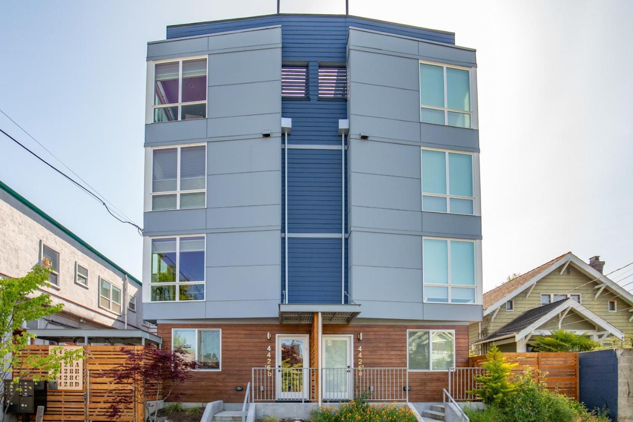 Rooftop Patio With Waterview, Private Garden & Grill 3Br 3Ba- Modern Cityscape Seattle Luaran gambar